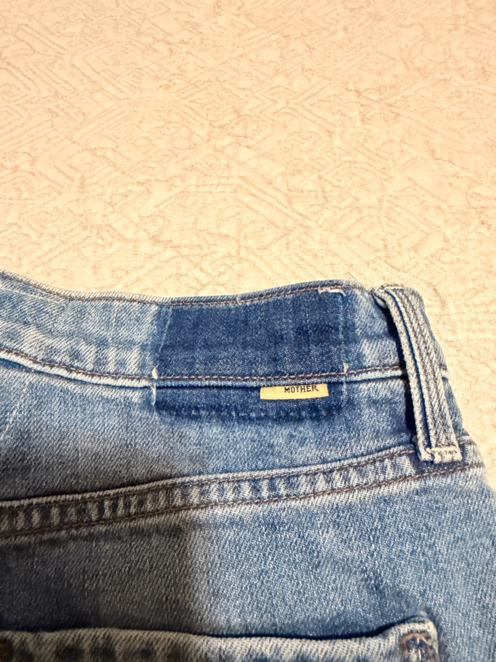 MOTHER The Fly Tomcat Roller Button Fly Flare Jeans in Crashing color - Picture 7 of 8